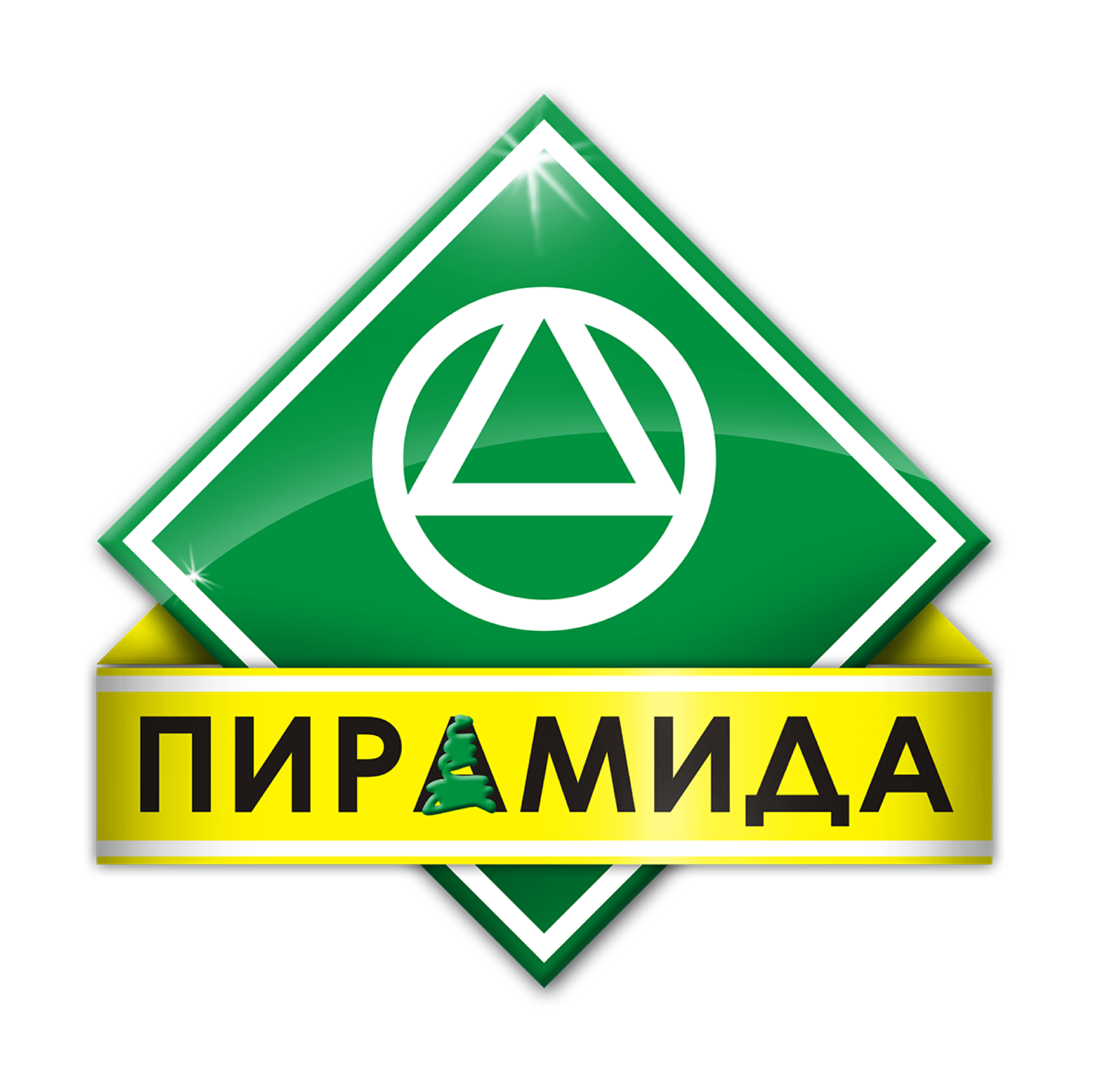 Логотип магазина Пирамида